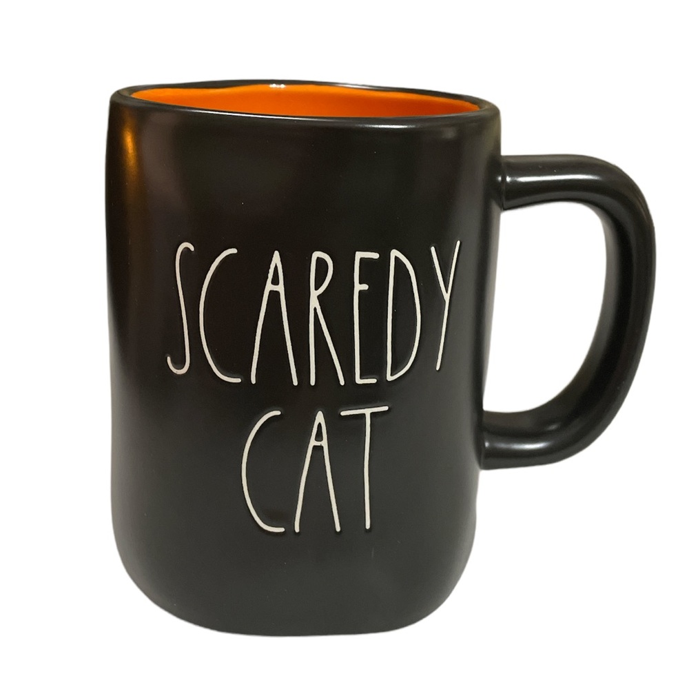 NEW Rae Dunn SCAREDY CAT Halloween Mug 🎃🙀🎃